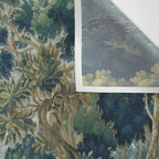 Antique French Verdure Hunting Scene Tapestry Wall Tapestry Gallery Image 3