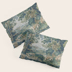 Antique French Verdure Hunting Scene Tapestry Pillow Sham Gallery Image 3