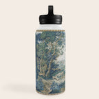 Antique French Verdure Hunting Scene Tapestry Water Bottle Gallery Image 3