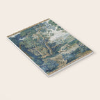 Antique French Verdure Hunting Scene Tapestry Notebook Gallery Image 3