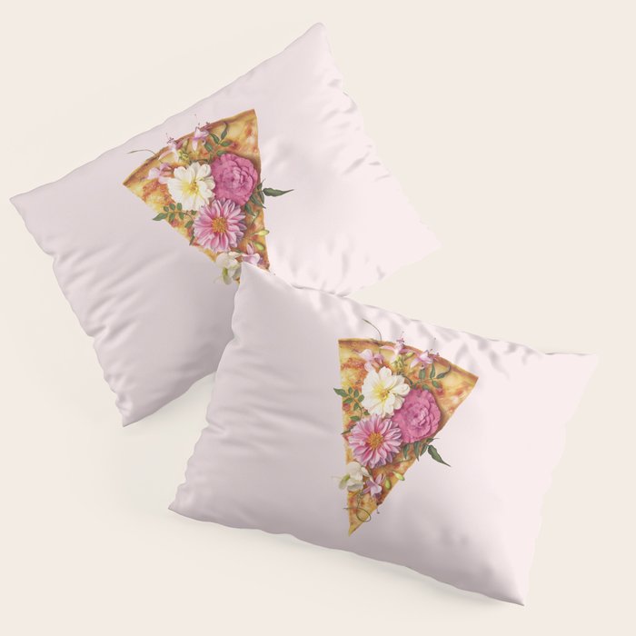 FLORAL PIZZA Pillow Sham Gallery Image 3