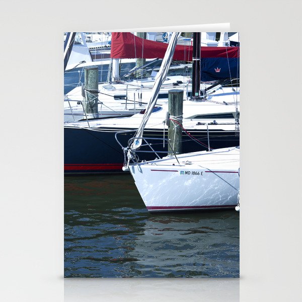 Annapolis Harbor X Nautical Art Stationery Card Gallery Image 2