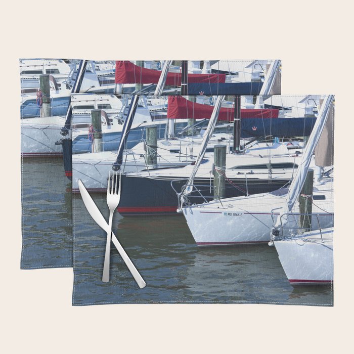 Annapolis Harbor X Nautical Art Placemat Gallery Image 1