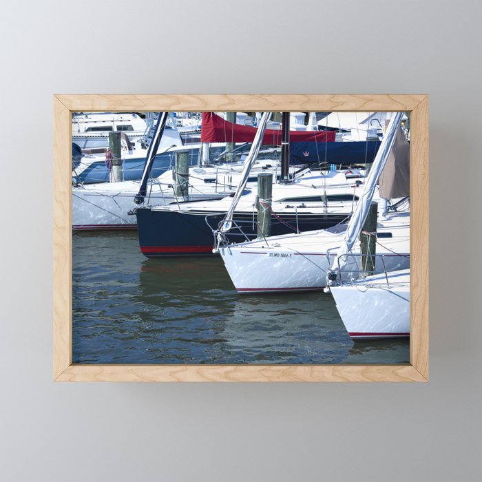 Annapolis Harbor X Nautical Art Mini Art Print Gallery Image 1