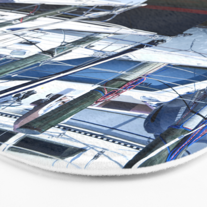 Annapolis Harbor X Nautical Art Bath Mat Gallery Image 3