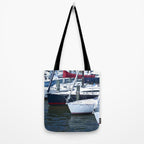 Annapolis Harbor X Nautical Art Tote Bag Gallery Image 2