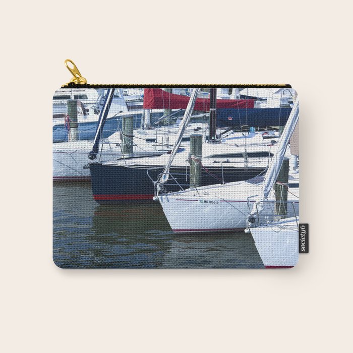Annapolis Harbor X Nautical Art Carry All Pouch Gallery Image 1