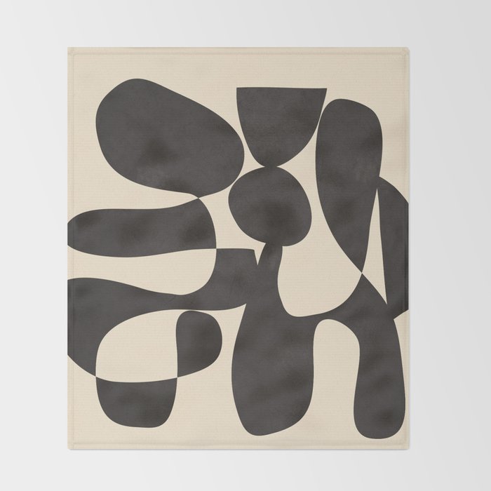 Modern Art Form 4 Throw Blanket Gallery Image 2