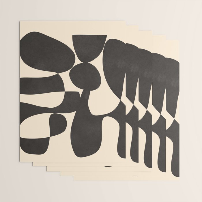 Modern Art Form 4 Wrapping Paper Gallery Image 3