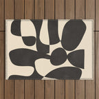 Modern Art Form 4 Outdoor Rug Gallery Image 1