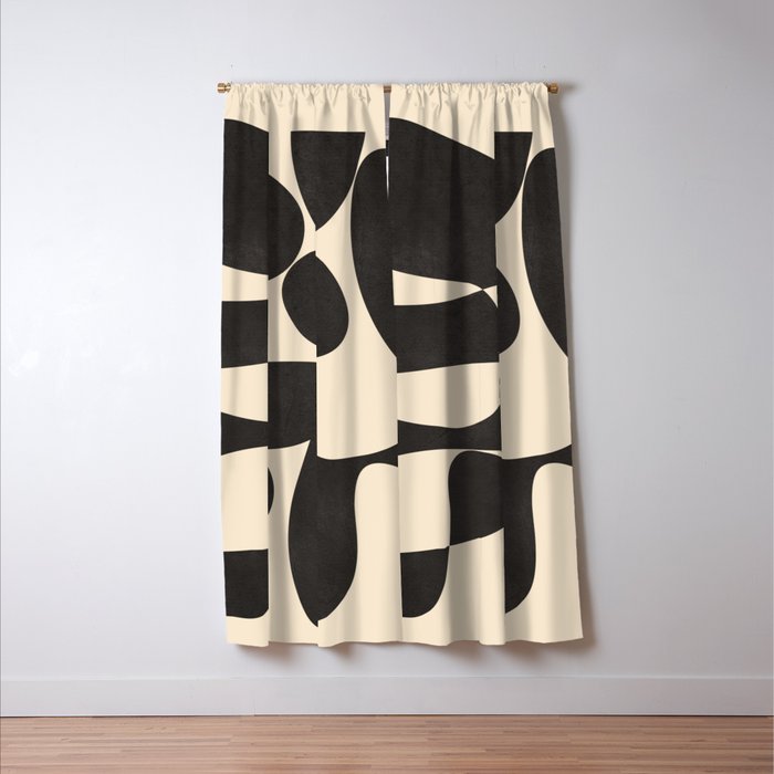 Modern Art Form 4 Window Curtain Gallery Image 3
