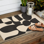 Modern Art Form 4 Outdoor Rug Gallery Image 2
