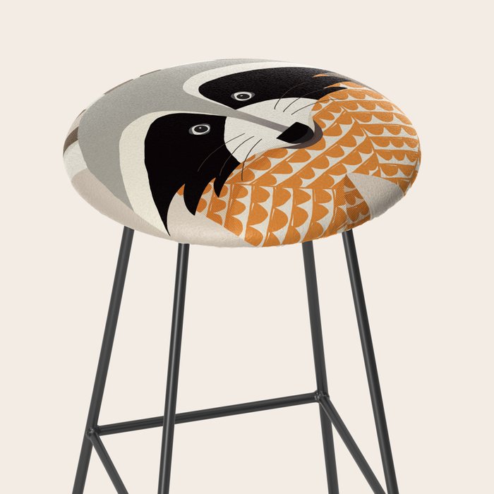 Whimsical Raccoon Stool Gallery Image 2