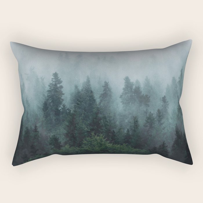 Take Me Somewhere Misty Rectangular Pillow Gallery Image 2
