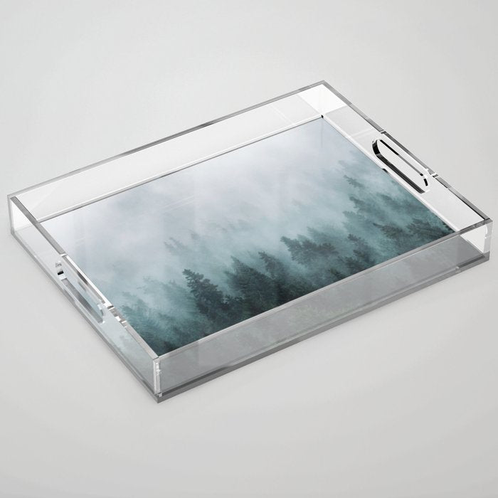 Take Me Somewhere Misty Acrylic Tray Gallery Image 1