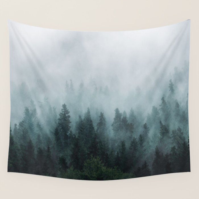 Take Me Somewhere Misty Wall Tapestry Gallery Image 4