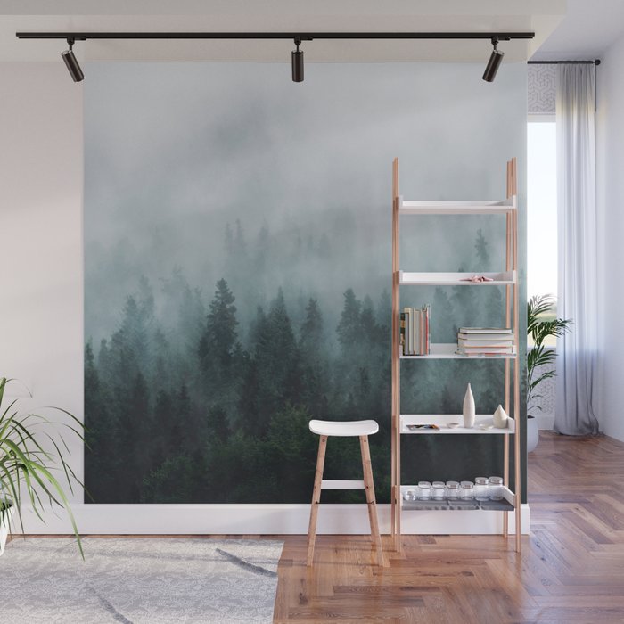 Take Me Somewhere Misty Wall Mural Gallery Image 1