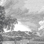 Hudson River and Catskills, Graphite and Crisp White Coffee Mug Gallery Image 2