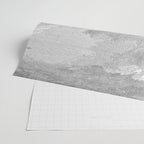 Hudson River and Catskills, Graphite and Crisp White Wrapping Paper Gallery Image 2