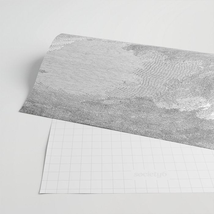 Hudson River and Catskills, Graphite and Crisp White Wrapping Paper Gallery Image 2