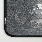 Hudson River and Catskills, Graphite and Crisp White Laptop Sleeve Gallery Image 3