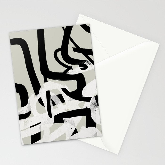 abstract line art II Stationery Card Gallery Image 2