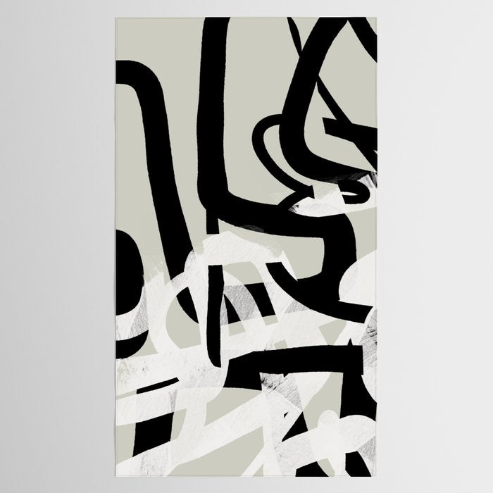 abstract line art II Tablecloth Gallery Image 2