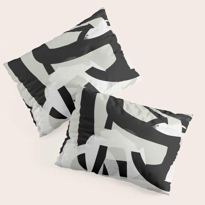 abstract line art II Pillow Sham Gallery Image 3