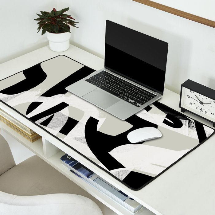 abstract line art II Desk Mat Gallery Image 2