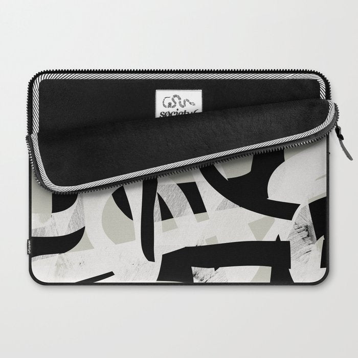 abstract line art II Laptop Sleeve Gallery Image 2