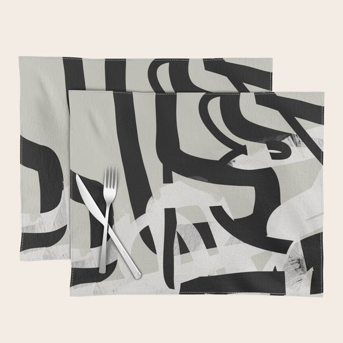 abstract line art II Placemat Gallery Image 1