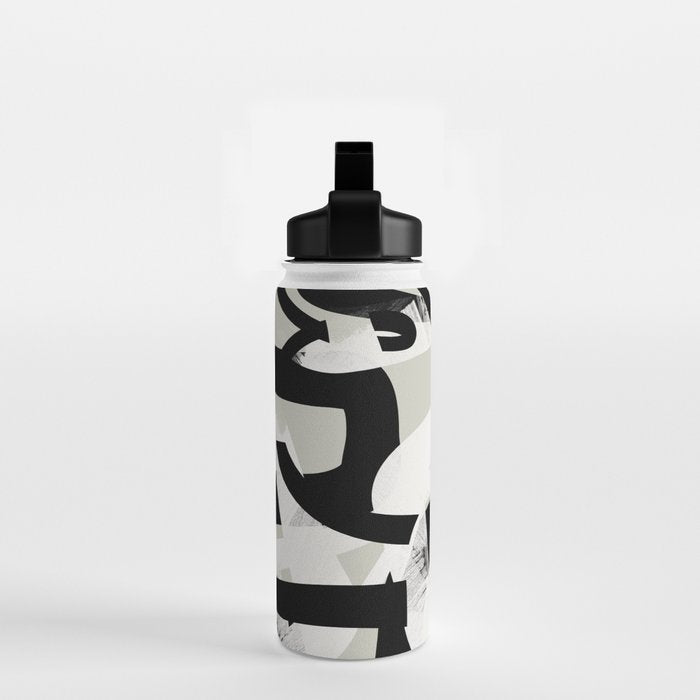 abstract line art II Water Bottle Gallery Image 2