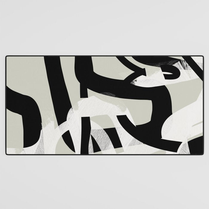 abstract line art II Desk Mat Gallery Image 3
