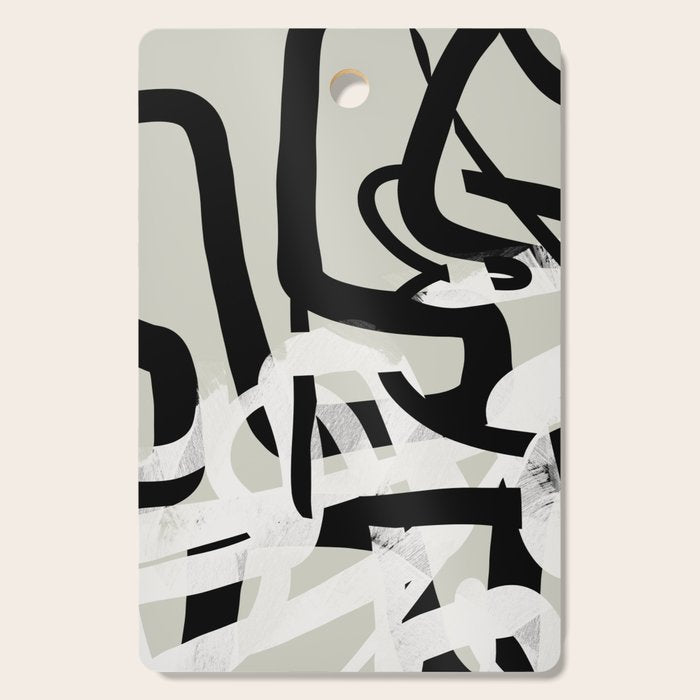 abstract line art II Cutting Board Gallery Image 1