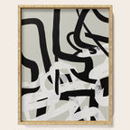 abstract line art II Serving Tray Gallery Image 1