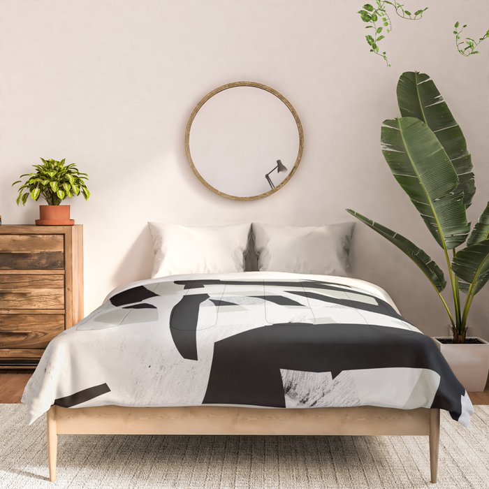 abstract line art II Comforter Gallery Image 3