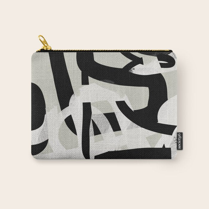 abstract line art II Carry All Pouch Gallery Image 1