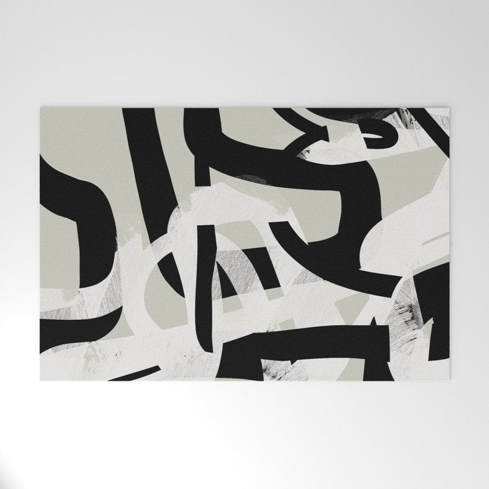 abstract line art II Welcome Mat Gallery Image 1