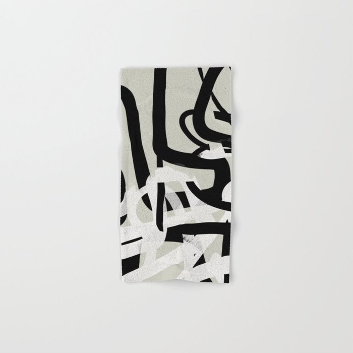 abstract line art II Bath Towel Gallery Image 1