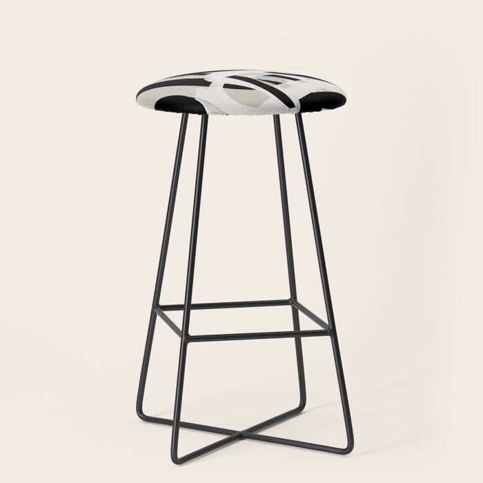 abstract line art II Stool Gallery Image 1