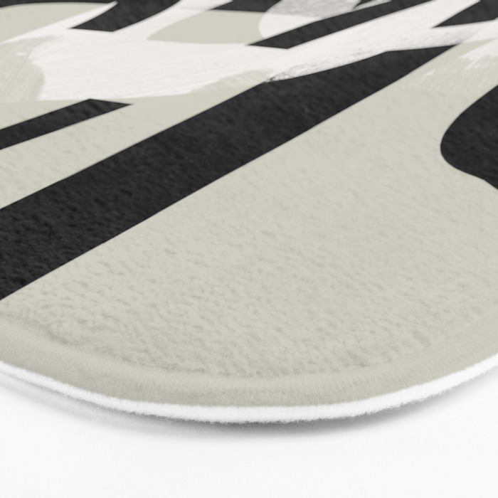 abstract line art II Bath Mat Gallery Image 3