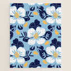 Vintage flower nature art pattern Jigsaw Puzzle Gallery Image 1