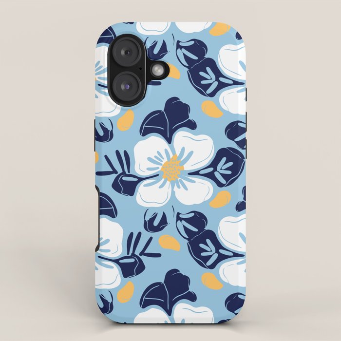 Vintage flower nature art pattern iPhone Case Gallery Image 1