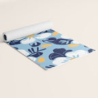 Vintage flower nature art pattern Yoga Mat Gallery Image 2