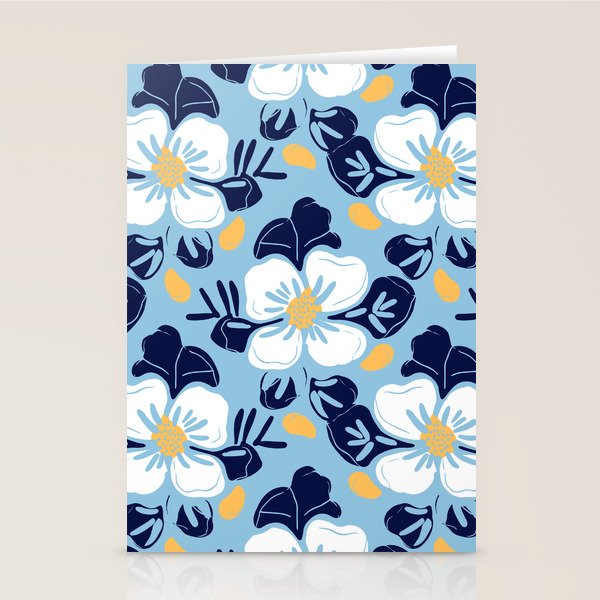 Vintage flower nature art pattern Stationery Card Gallery Image 2