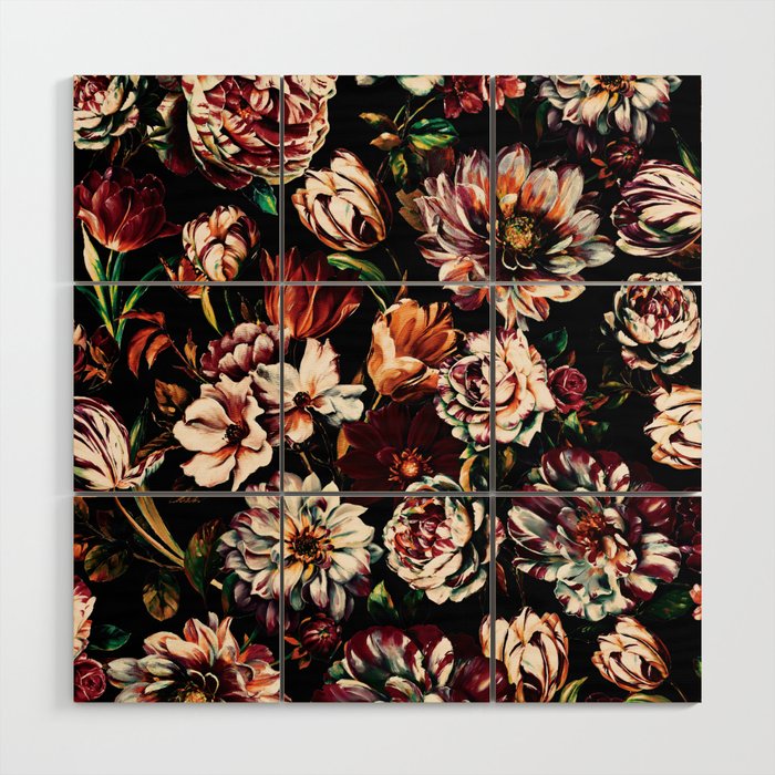 Dark Garden II Wood Wall Art Gallery Image 1