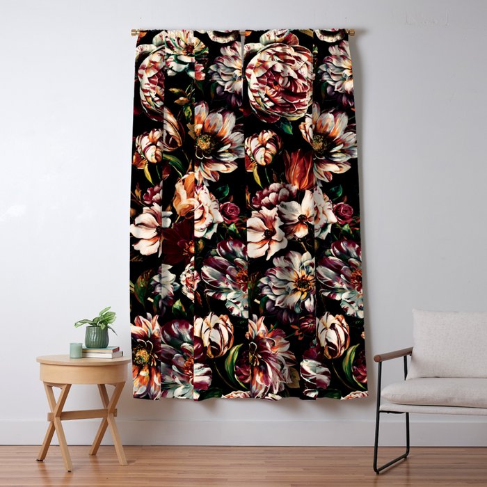 Dark Garden II Window Curtain Gallery Image 5