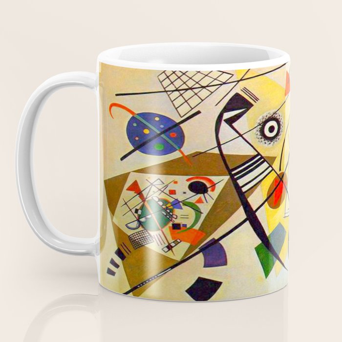 Wassily Kandinsky Transverse Line, colorful  Coffee Mug Gallery Image 3