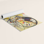 Wassily Kandinsky Transverse Line, colorful  Yoga Mat Gallery Image 2