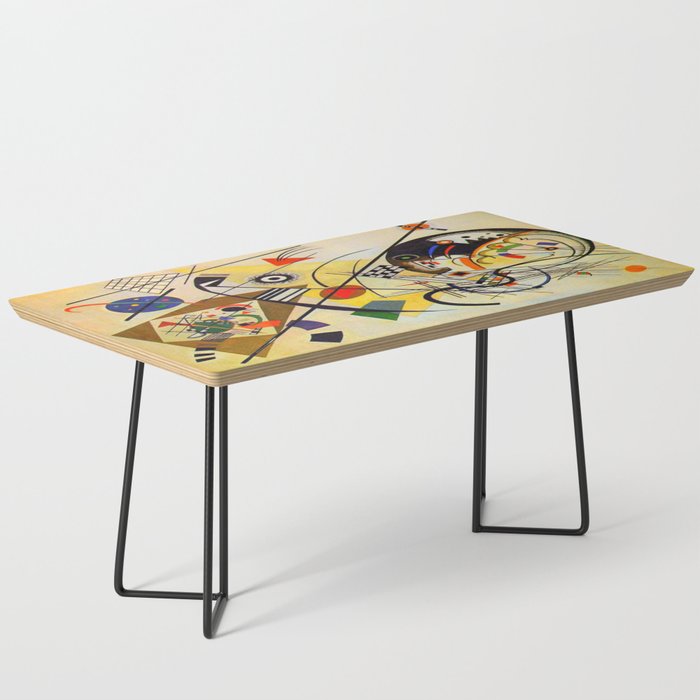 Wassily Kandinsky Transverse Line, colorful  Coffee Table Gallery Image 1